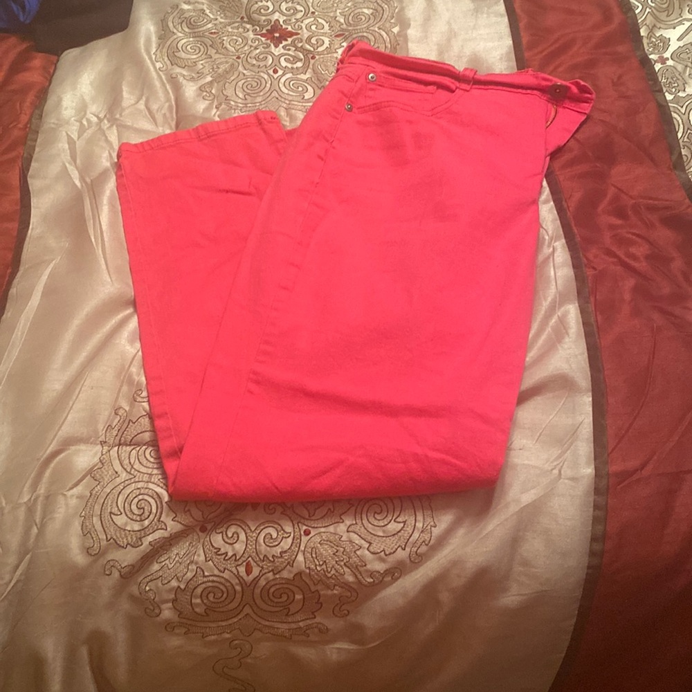 Pink Style & Co jeans with tummy control